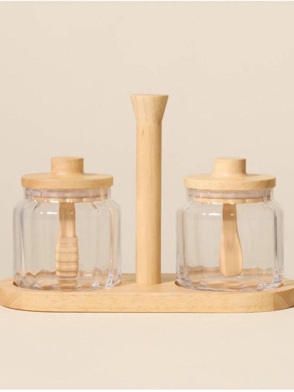 Glass Honey and Jam Serve Containers and Caddy - Hearth & Hand™ with Magnolia
